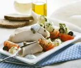 Kalter Braten vom Kalb mit Blumenkohlsalat