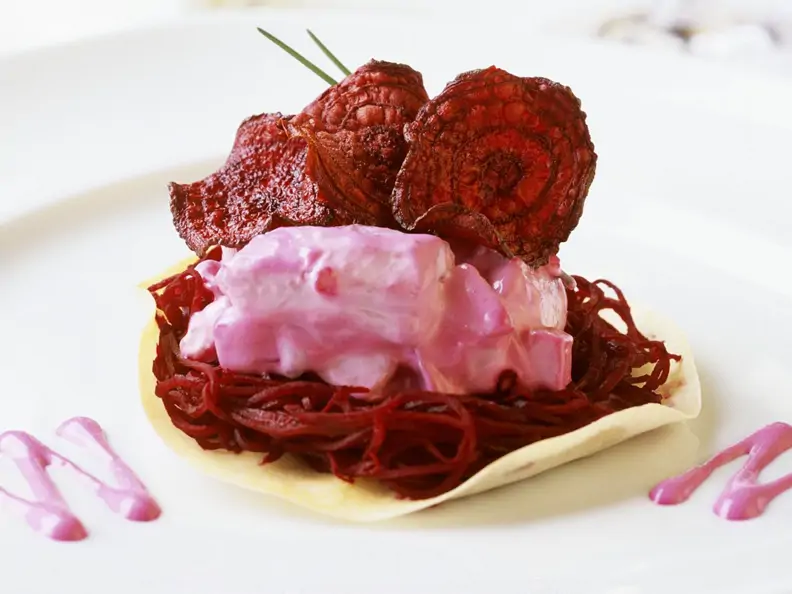 Rote Bete mit Heringsalat