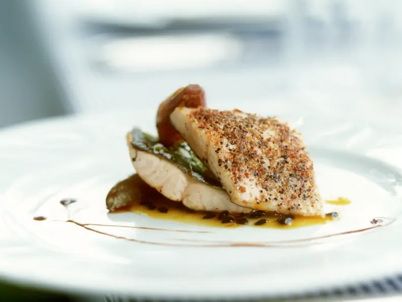 Saiblingsfilet mit Feigen
