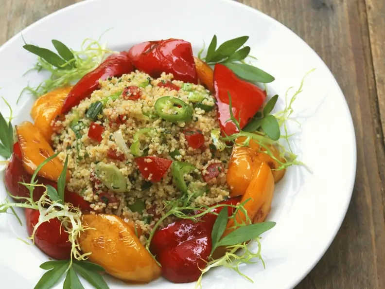Pikanter Paprika-Couscous