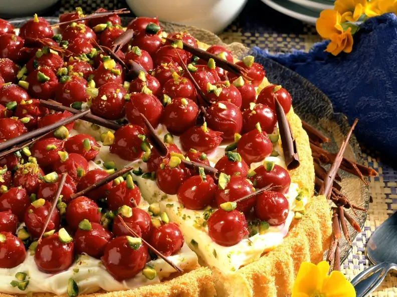 Kirschkuchen mit Mascarponecreme