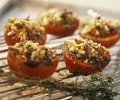 Gegrillte Tomaten mit knuspriger Brotkruste