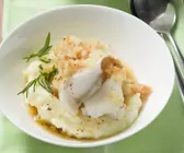 Schellfisch mit Kartoffelhaube und Püree