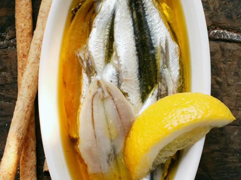 Marinierte Sardinen mit Zitrone