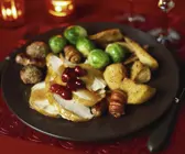 Weihnachtlicher Putenbraten