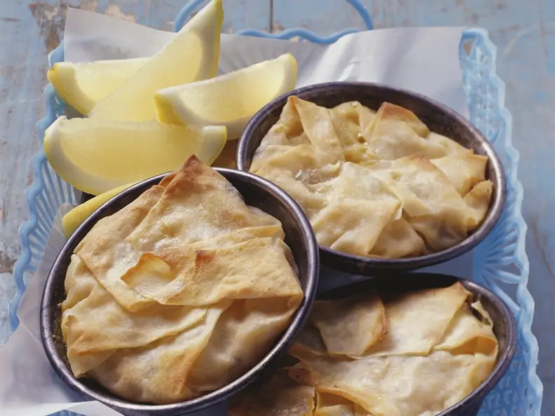 Meeresfrüchte-Pastete auf Marokkanische-Art (Pastilla)