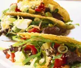 Tacos mit Steak-Salat-Füllung