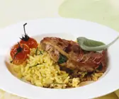 Saltimbocca mit Reis