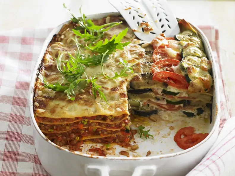 Lasagne mit zweierlei Füllungen