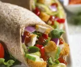 Hähnchenwrap mit Gemüse