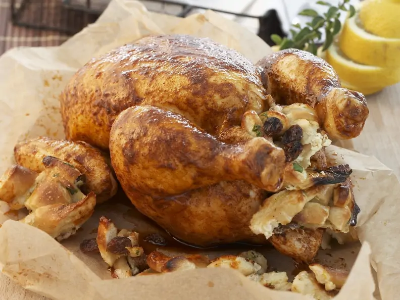 Hähnchen en papilotte