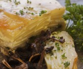 Kartoffelauflauf mit Pilzen