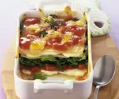 Spinat-Lasagne mit Quark
