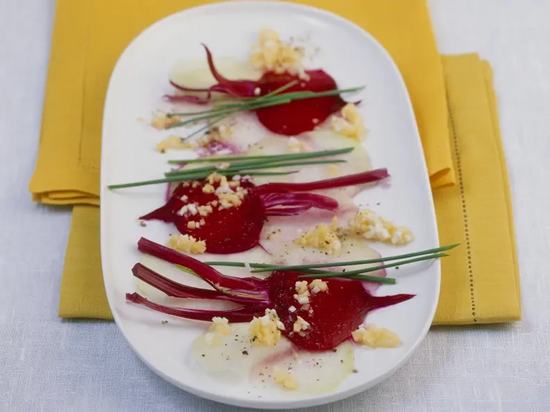 Kohlrabi und Rote Bete mit Marinade und Ingwer