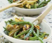 Brechbohnensalat mit Schalotten