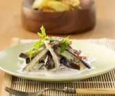 Auberginengemüse mit Joghurt, Mohn und Kreuzkümmel