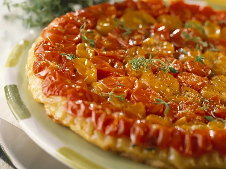 Pikante Tarte Tatin mit Tomaten