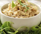 Risotto mit Blauschimmelkäse und Walnüssen