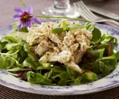 Rapunzel mit Kokoshähnchensalat