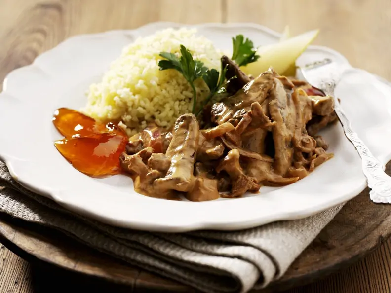 Filet nach Stroganoff-Art