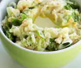 Kartoffelbrei mit Kohlgemüse