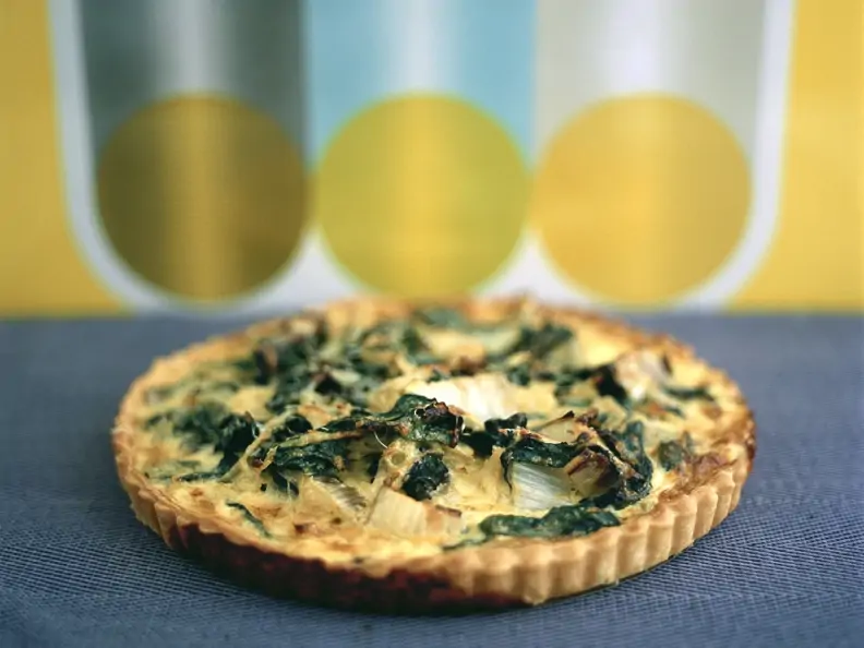 Quiche mit Mangold