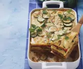 Nudel-Hack-Auflauf mit Zucchini
