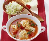 Fischeintopf mit Sellerie-Reis