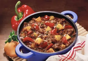 Chili con Carne mit Kartoffeln