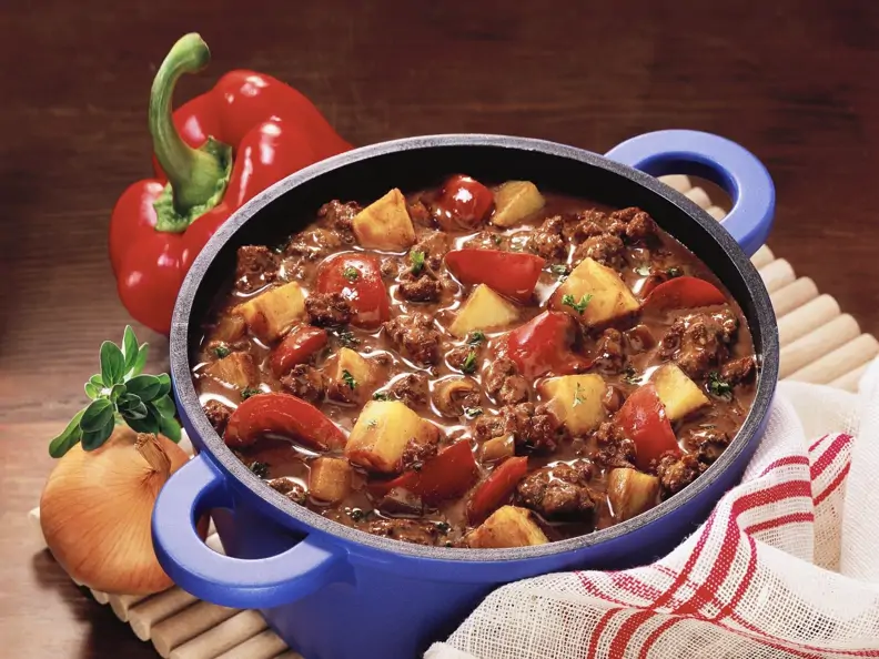 Chili con Carne mit Kartoffeln