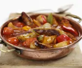 Deftige Wurst-Gemüse-Pfanne