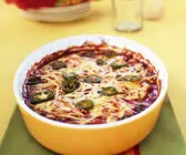 Hähnchenauflauf mit Chili auf mexikanische Art