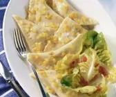 Gefüllte Nudeln mit Hackfleisch