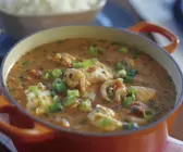 Shrimpseintopf mit Kokosmilch auf Brasilianische Art