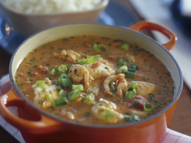 Shrimpseintopf mit Kokosmilch auf Brasilianische Art