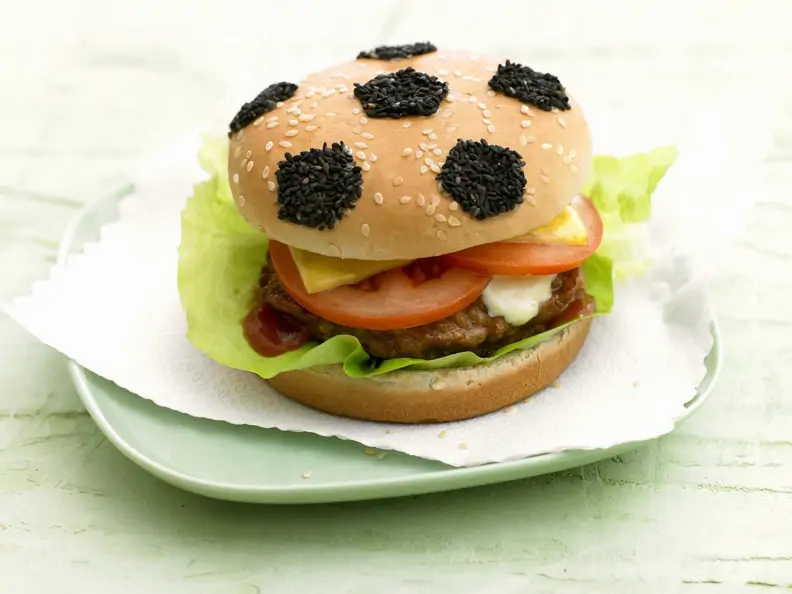 Fußball-Hamburger