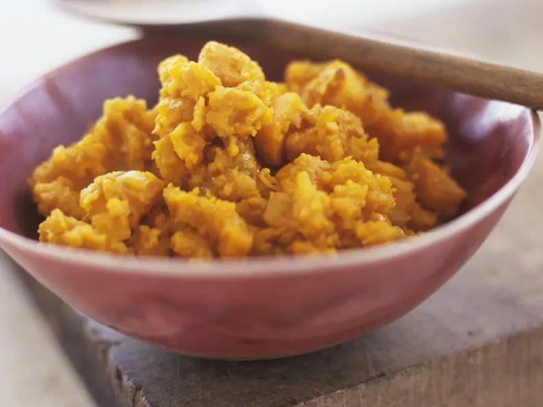 Püree aus Süßkartoffeln