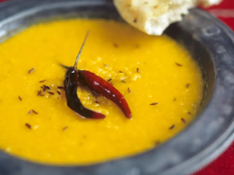 Linsensuppe auf indische Art
