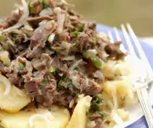 Fleischsalat mit Kartoffeln