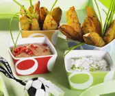 Country Potatoes mit Dips