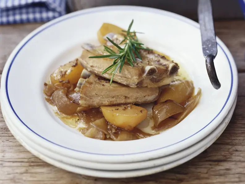 Rippchen mit Kartoffeln