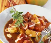 Kartoffelgulasch mit Kürbis und QuimiQ