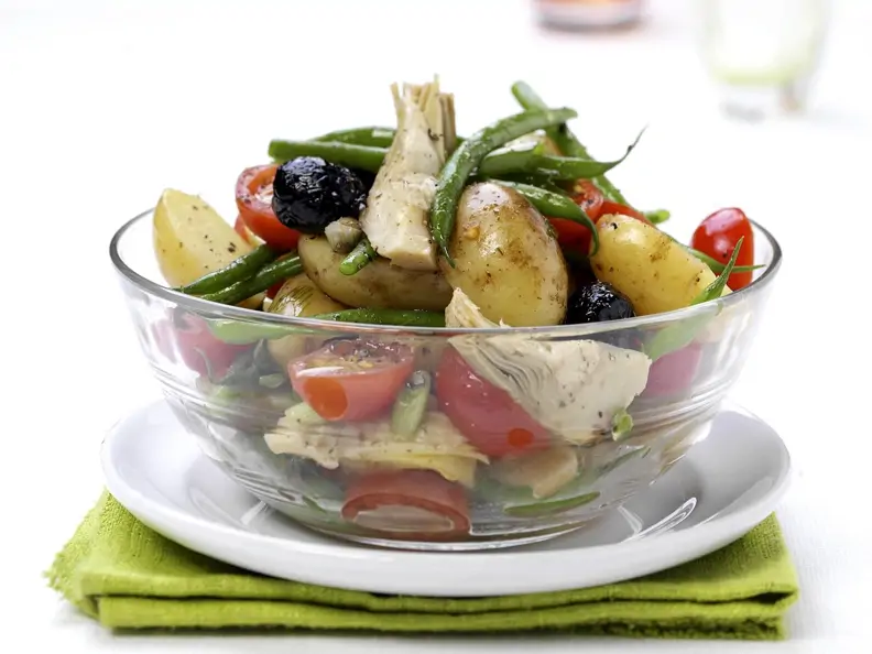 Sommerlicher Gemüsesalat