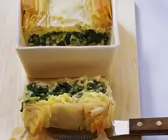 Pastete mit Feta und Spinat auf türkische Art
