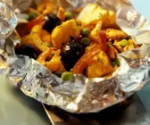 Paella aus der Folie