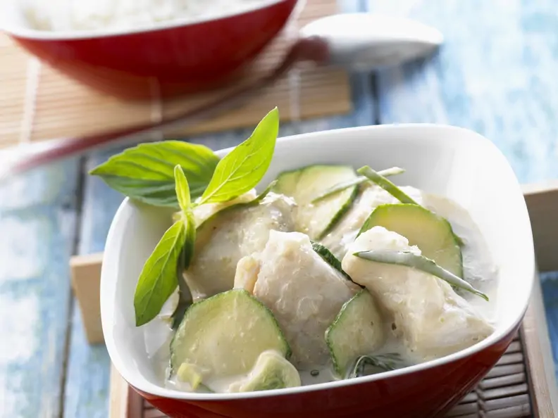 Fisch-Zucchini-Curry