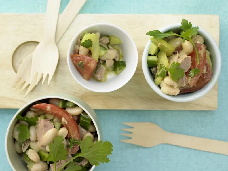 Italienischer Bohnen-Thunfisch-Salat