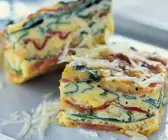 Schinken-Rucola-Frittata