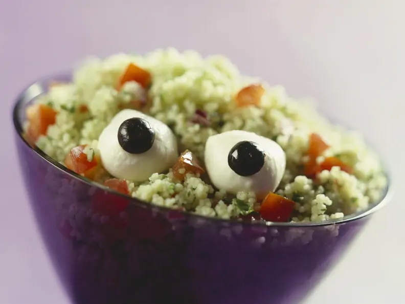 Glotzaugen-Salat mit Bulgur