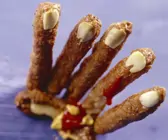 Hackfleischfinger zu Halloween